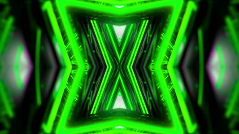 Kaleidoscope Abstract Tunnel VJ Loop 스톡 동영상 115583413