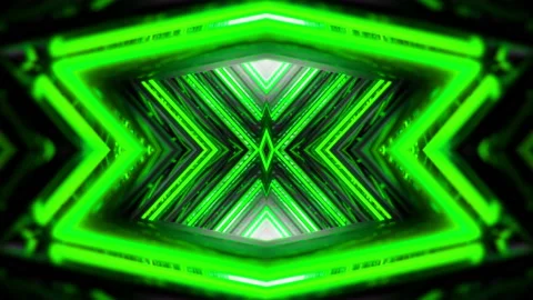 Kaleidoscope Abstract Tunnel VJ Loop 스톡 동영상 115583448