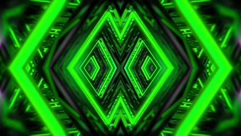 Kaleidoscope Abstract Tunnel VJ Loop Stockbeeldmateriaal 115583548