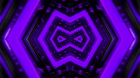 Kaleidoscope Abstract Tunnel VJ Loop Видео 115589202