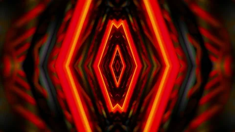 Kaleidoscope Abstract Tunnel VJ Loop Stockbeeldmateriaal 115669580