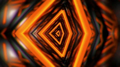 Kaleidoscope Abstract Tunnel VJ Loop 스톡 동영상 115737754