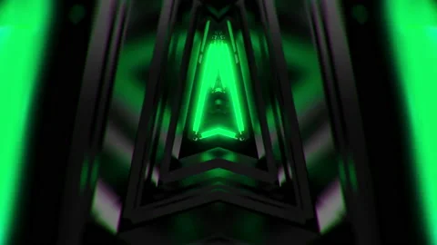 Kaleidoscope Abstract Tunnel VJ Loop Stockbeeldmateriaal 115790355