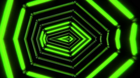 Kaleidoscope Abstract Tunnel VJ Loop Stock Footage 115856664