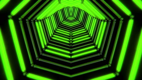 Kaleidoscope Abstract Tunnel VJ Loop Stock Footage 115856668