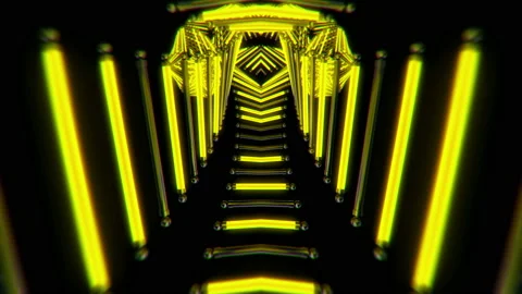 Kaleidoscope Abstract Tunnel VJ Loop Stock Footage 115937720