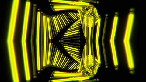 Kaleidoscope Abstract Tunnel VJ Loop Stock Footage 115937726