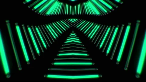 Kaleidoscope Abstract Tunnel VJ Loop Stock Footage 115939031