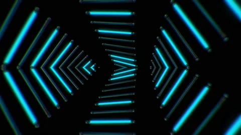 Kaleidoscope Abstract Tunnel VJ Loop Stock Footage 115943409