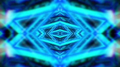 Kaleidoscope Abstract Tunnel VJ Loop Vídeos de archivo 120082882