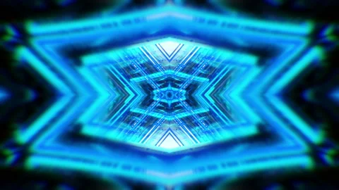 Kaleidoscope Abstract Tunnel VJ Loop Vidéo 120082895