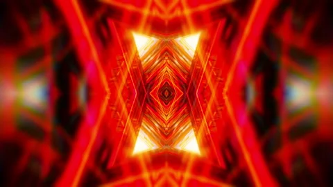 Kaleidoscope Abstract Tunnel VJ Loop Vidéo 120084604