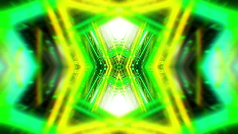 Kaleidoscope Abstract Tunnel VJ Loop Stockbeeldmateriaal 120087337