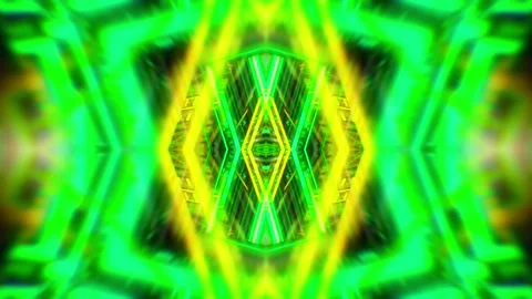 Kaleidoscope Abstract Tunnel VJ Loop 스톡 동영상 120087357