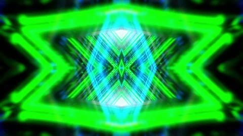 Kaleidoscope Abstract Tunnel VJ Loop Stockbeeldmateriaal 120114680