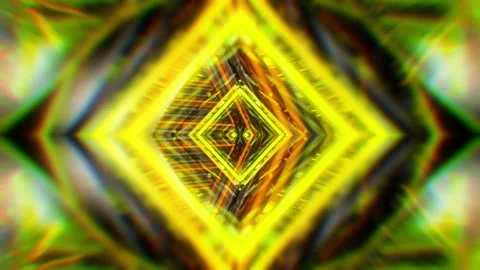 Kaleidoscope Abstract Tunnel VJ Loop Stockbeeldmateriaal 120141373