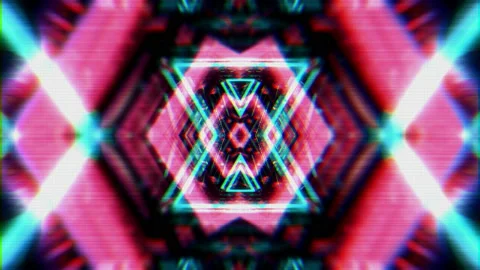 Kaleidoscope Abstract VJ Loop 스톡 동영상 124813764