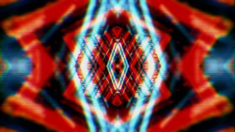 Kaleidoscope Abstract VJ Loop 스톡 동영상 124873412