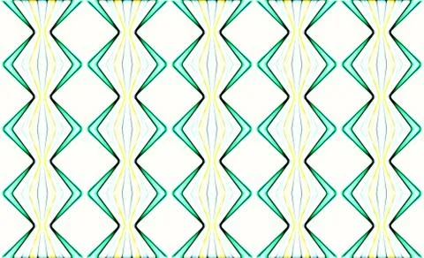 Kaleidoscope abstract zigzag shape geometric background. Illustrazione stock