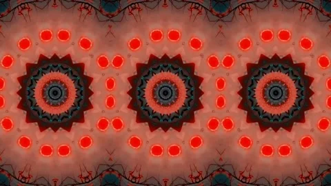 Kaleidoscope and mandala style patterns and loop. Stock Footage 133367255