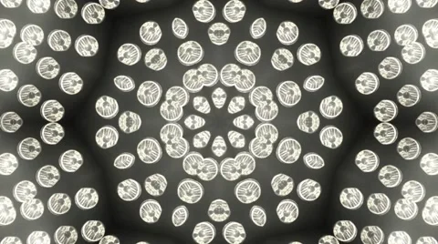 Kaleidoscope animation Stockbeeldmateriaal 55647906
