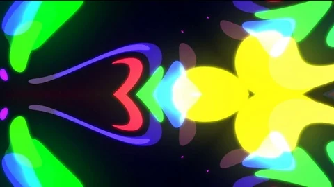Kaleidoscope animation. Loop 스톡 동영상 71220013