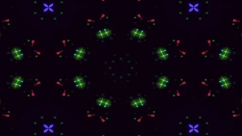 Kaleidoscope animation. Loop Stock Footage 71220082