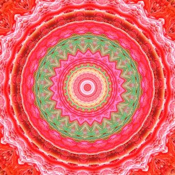 Kaleidoscope background. Beautiful multicolor kaleidoscope texture. Stock Illustration