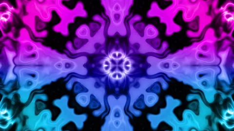 Kaleidoscope Background Stock Footage 223062085