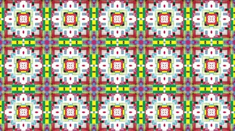 Kaleidoscope Background Footage ver2 soft square Stock Footage