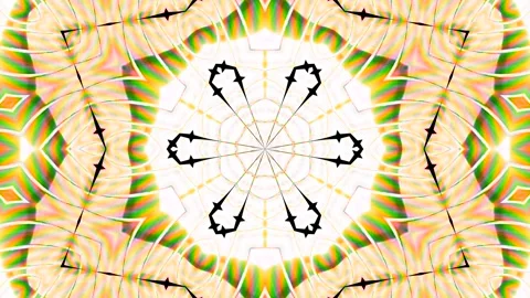 Kaleidoscope Background Loop  Stock Footage 268202842