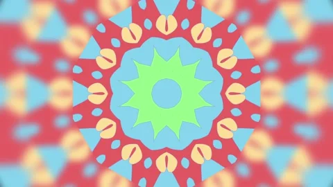 Kaleidoscope Background v.2 Vídeo Stock 122220048