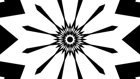 Kaleidoscope black Stock-Footage 319838548