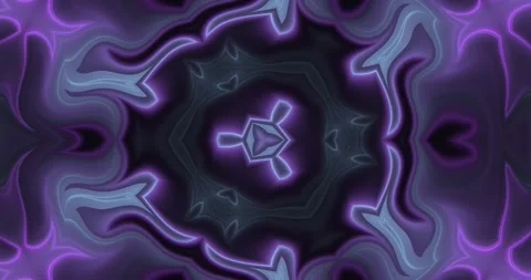 Kaleidoscope of blue flames Stock Footage 277192059