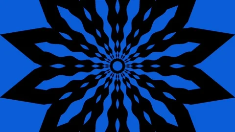 Kaleidoscope blue Stock Footage 319838626