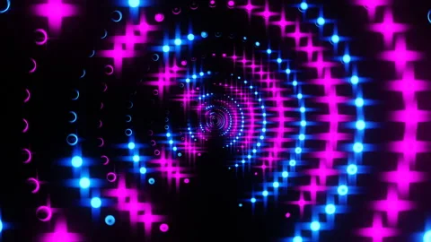 Kaleidoscope Of Bright Particles Видео 229960351