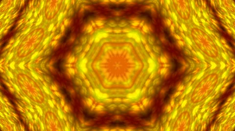 Kaleidoscope colored pattern with hexagonal structure and soft scaly texture. Stock Footage 66515661