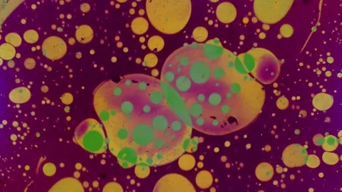 Kaleidoscope of Colors . Abstract Patterns.Microscopic View Stock Footage