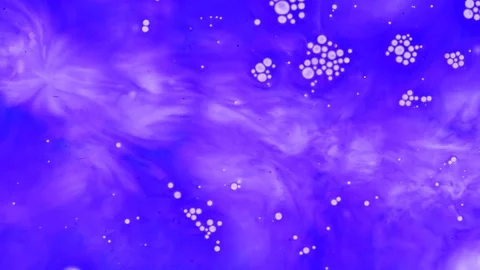 Kaleidoscope of Colors . Abstract Patterns.Microscopic View Stock Footage