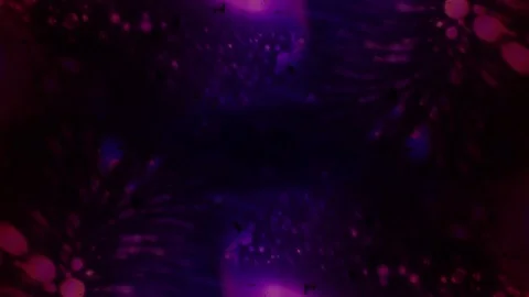 Kaleidoscope of Colors . Abstract Patterns.Microscopic View Stock Footage