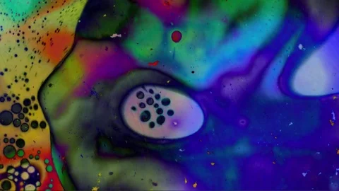 Kaleidoscope of Colors . Abstract Patterns.Microscopic View 스톡 동영상 80648689