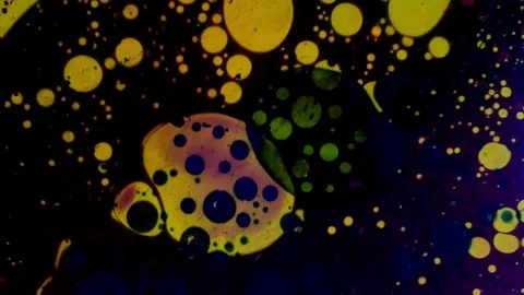 Kaleidoscope of Colors . Abstract Patterns.Microscopic View Stock Footage