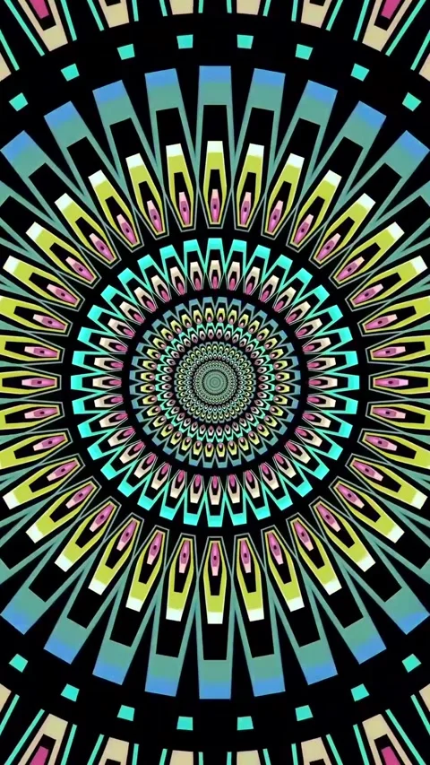 A Kaleidoscope of Creativity and Tranquility Stock Footage 329178384