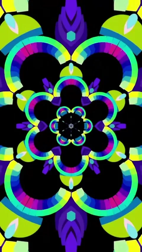 A Kaleidoscope of Creativity and Tranquility Stock Footage 329178386