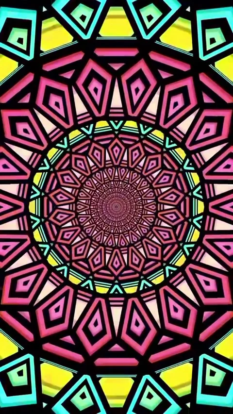 A Kaleidoscope of Creativity and Tranquility Stock Footage 329178415