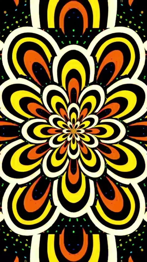 A Kaleidoscope of Creativity and Tranquility Vídeo Stock 329178416