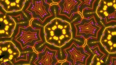 Kaleidoscope Dancing Disco Stock Footage 83603329