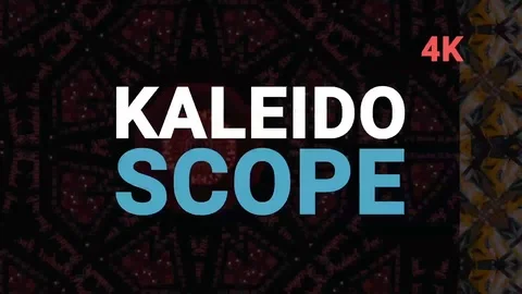 Kaleidoscope Effect 4K Stock After Effects