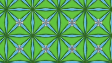 Kaleidoscope effect. Blue kaleidoscope sequence pattern. 4k. Video stock 150605601