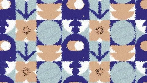 Kaleidoscope effect. Motion. Bright patterns in animation quickly changing Stock Illustration